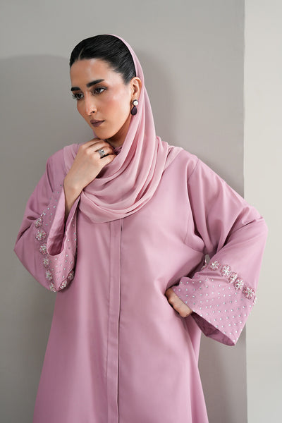Crystal Blush Abaya