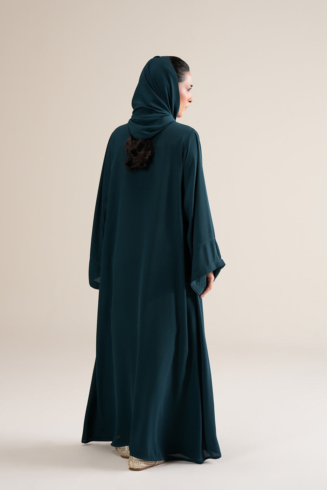 Jade Teal Abaya