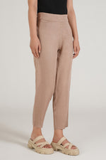 Taupe Tapered Pants