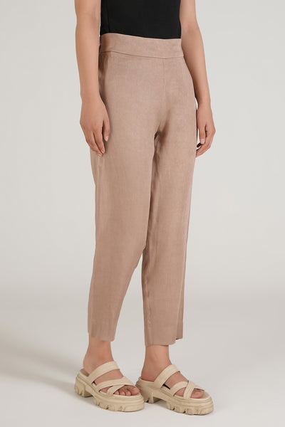 Taupe Tapered Pants
