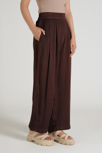 Espresso Pleated Pants