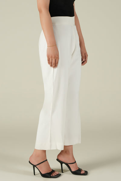 Cropped Straight Fit Pants