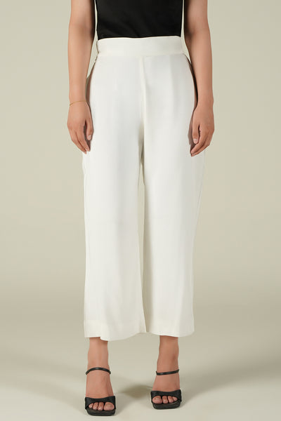 Cropped Straight Fit Pants