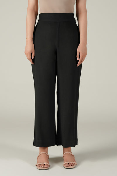 Cropped Straight Fit Pants