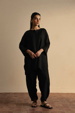 Batwing Textured Top