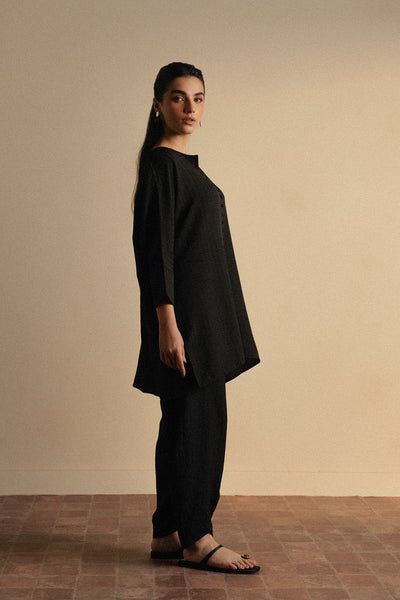 Batwing Textured Top