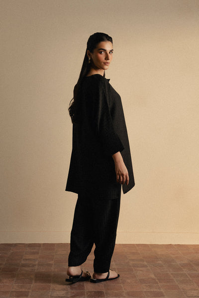 Batwing Textured Top