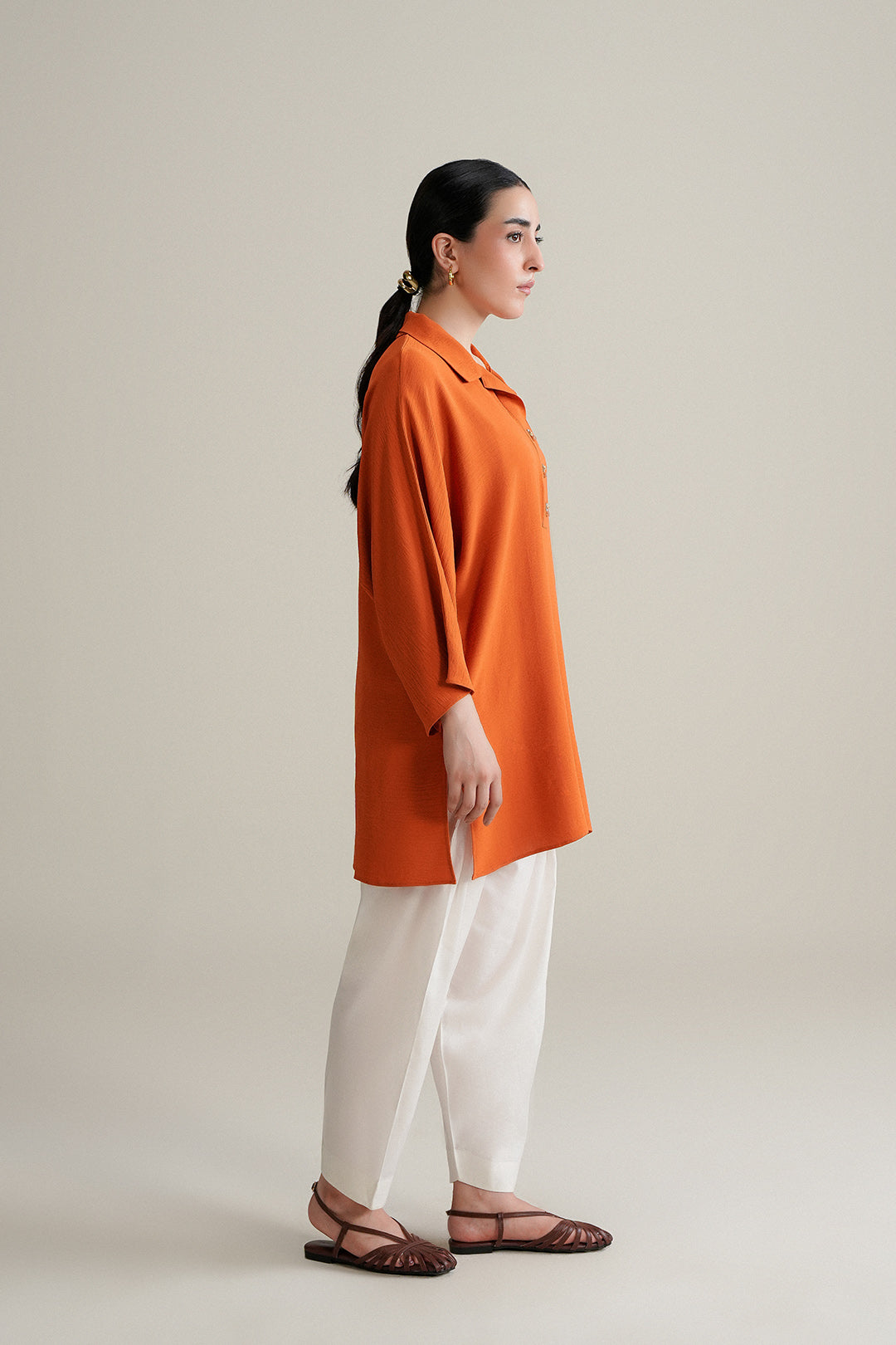 Burnt Coral Top