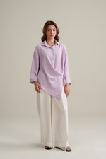 Lilac Asymetrical Top
