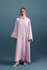 Orchid Embroidered Abaya