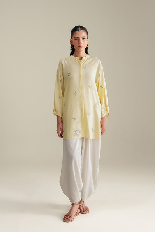 Butter - Rose Embroidered Top