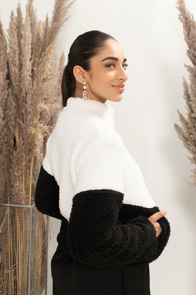 Stak Cropped Teddy Jacket