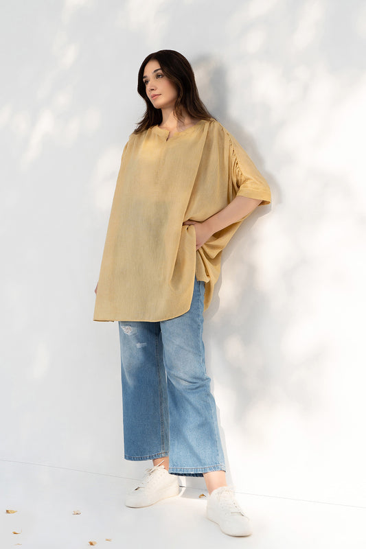 Yellow Boxy Top