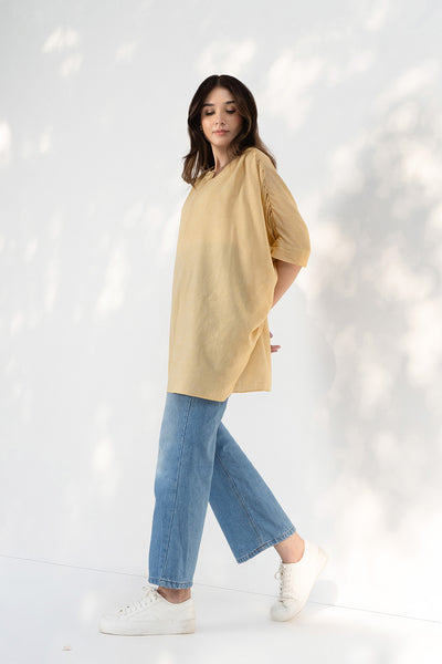 Yellow Boxy Top