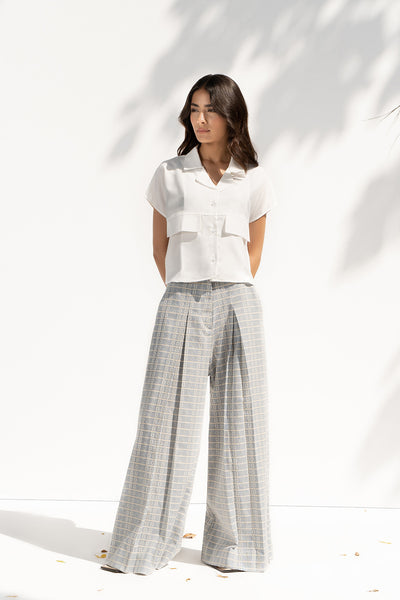 Box Pleat Pants