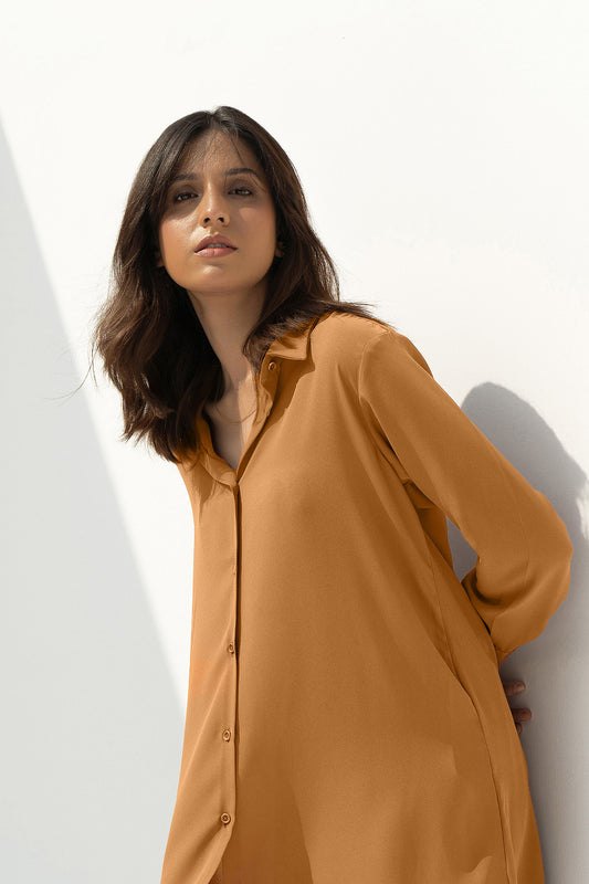 Mustard Button Down