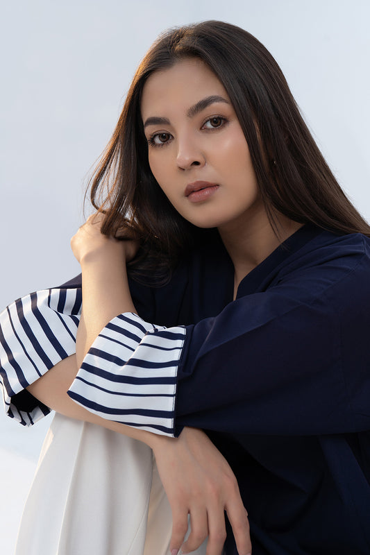 Navy Cotton Tunic