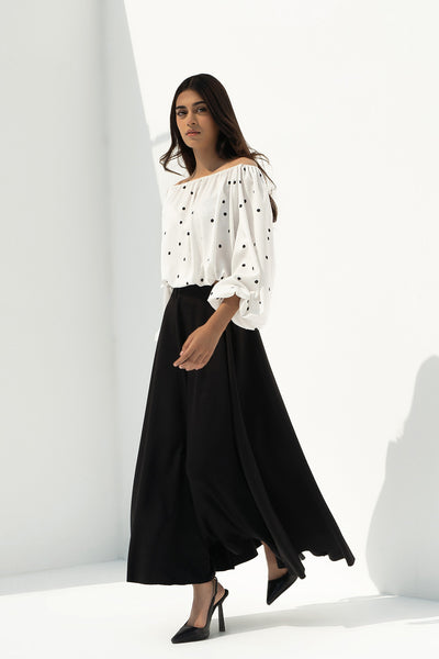 Scuba Godet Skirt