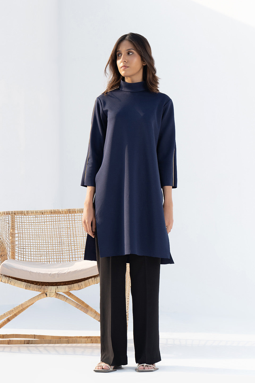Boot-Cut Knit Pants