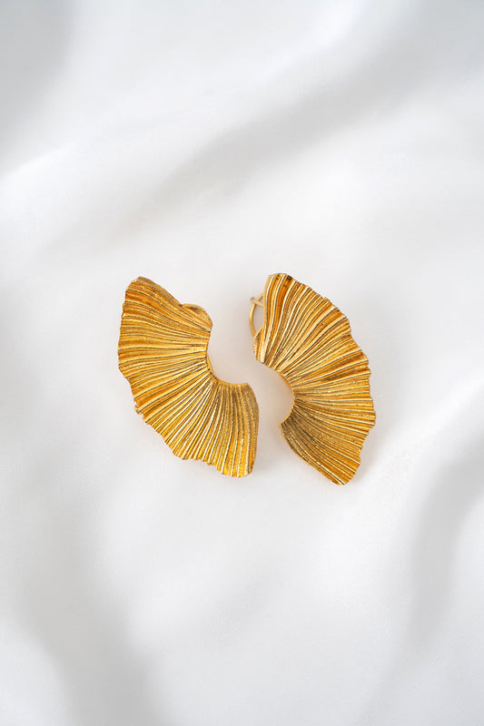 Textured Metal Earrings