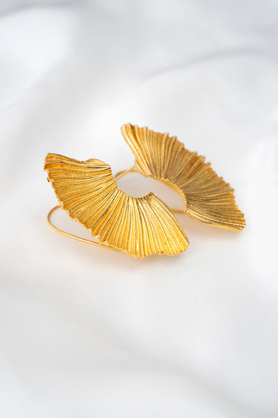 Textured Metal Earrings