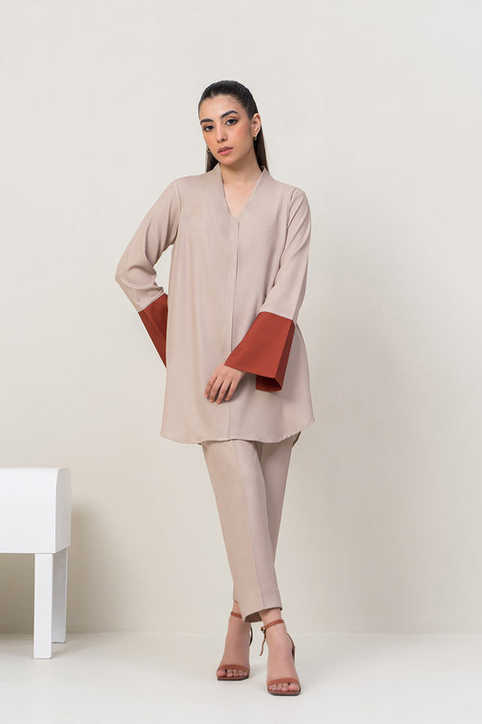 Ivory Crepe Top
