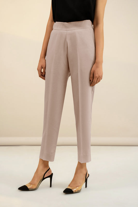 Ivory Crepe Pants
