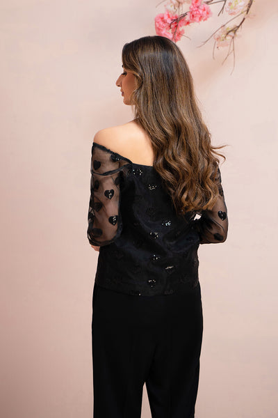 Maer Hearts Crop Top
