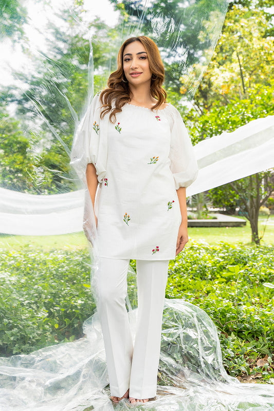 Embroidered In Love Top