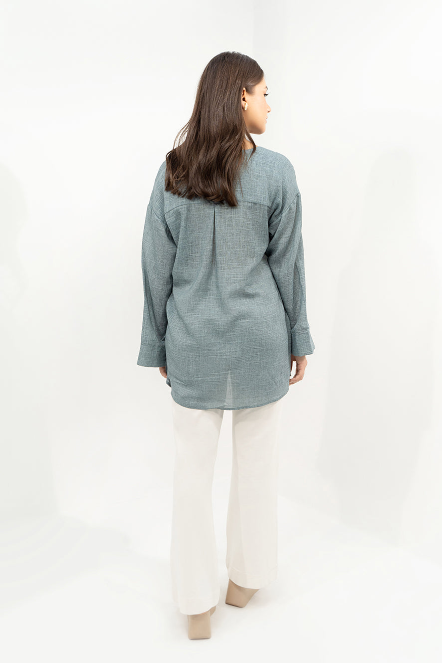 Oversized Textured Top