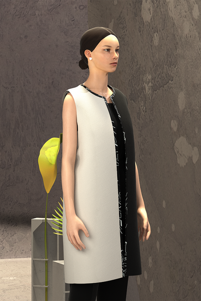Yin Yang Sleeveless Shrug