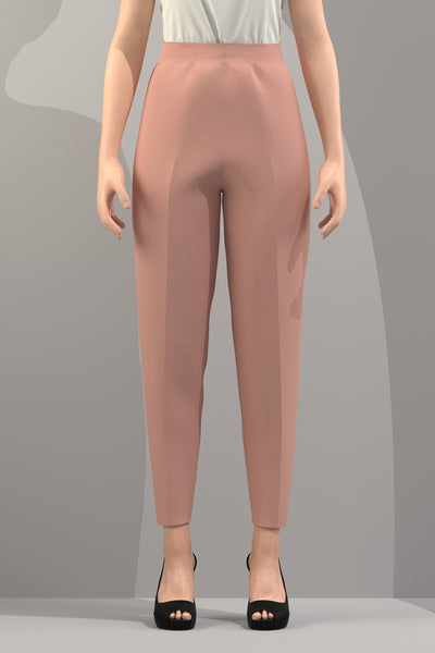 Dusty Pink Tapered Pants