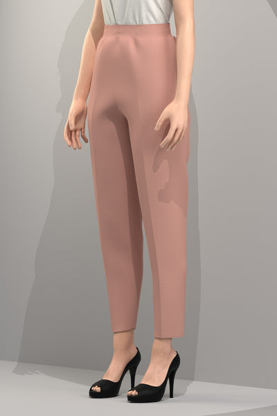 Dusty Pink Tapered Pants