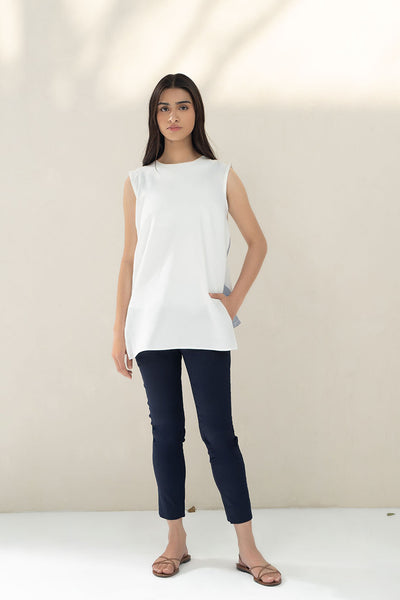Striped Gusset Top