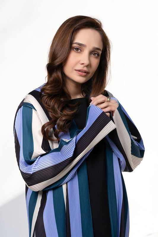 Pleated Skyline Shrug