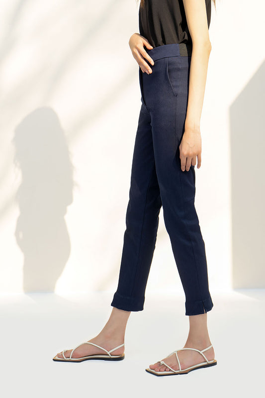 Denim Tapered Pants