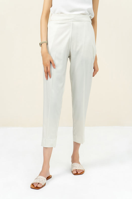 Tapered Pants- Ivory