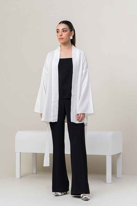 Wrinkled Cotton Shrug