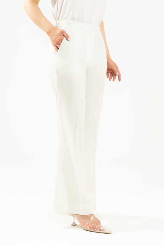 Suan Flexi Waist Pants - Ivory