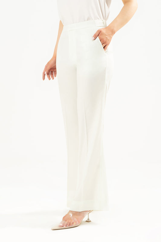 Suan Flexi Waist Pants - Ivory