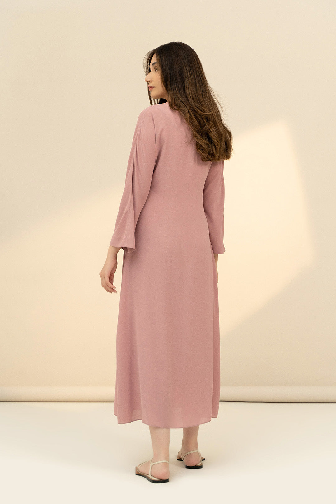 Front Forward Pleat Dress