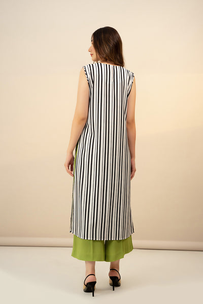 Striped Long (Sleeveless)