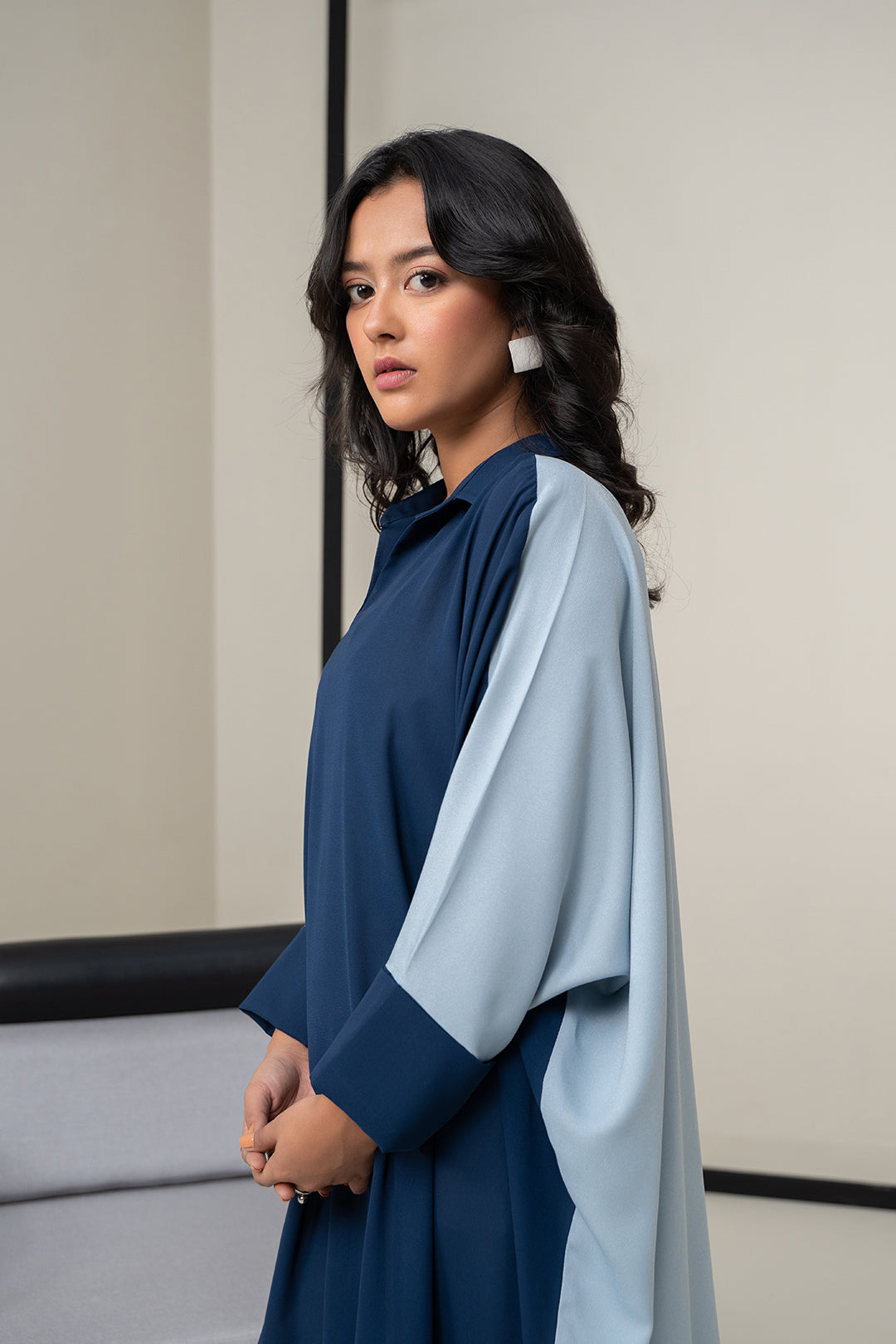 Color-Block Boxy Top