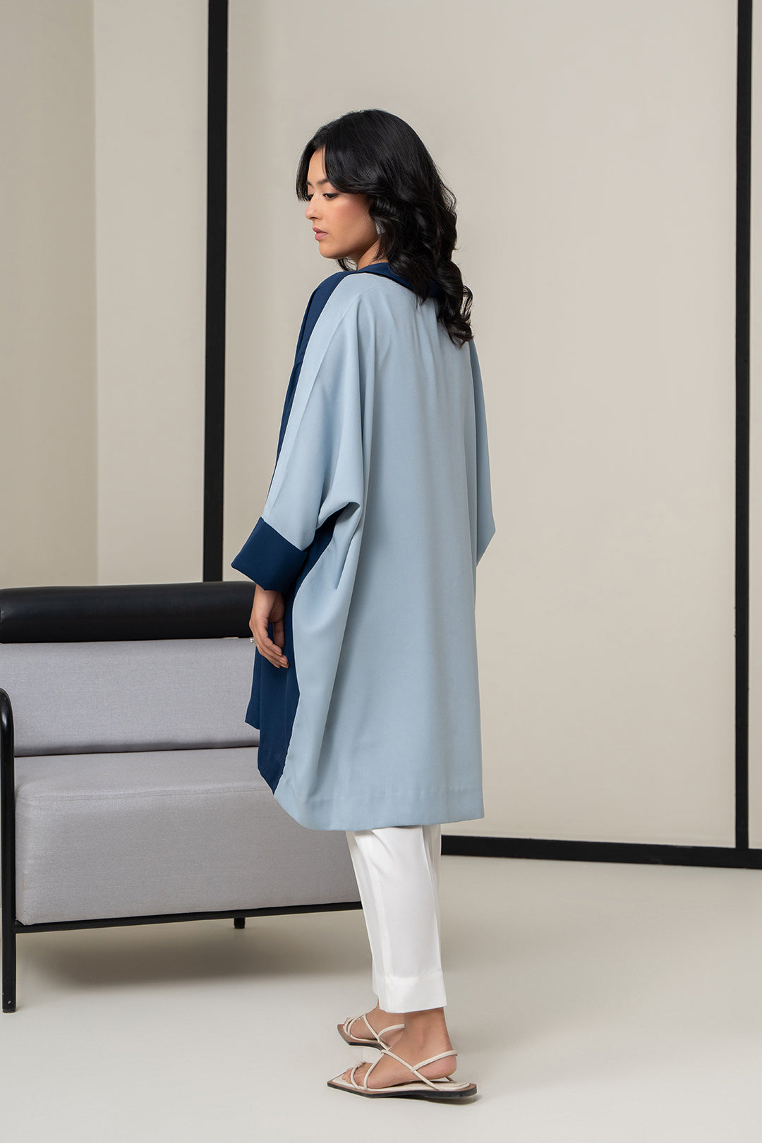 Color-Block Boxy Top